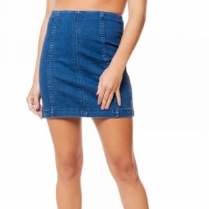 Fee People denim skirt